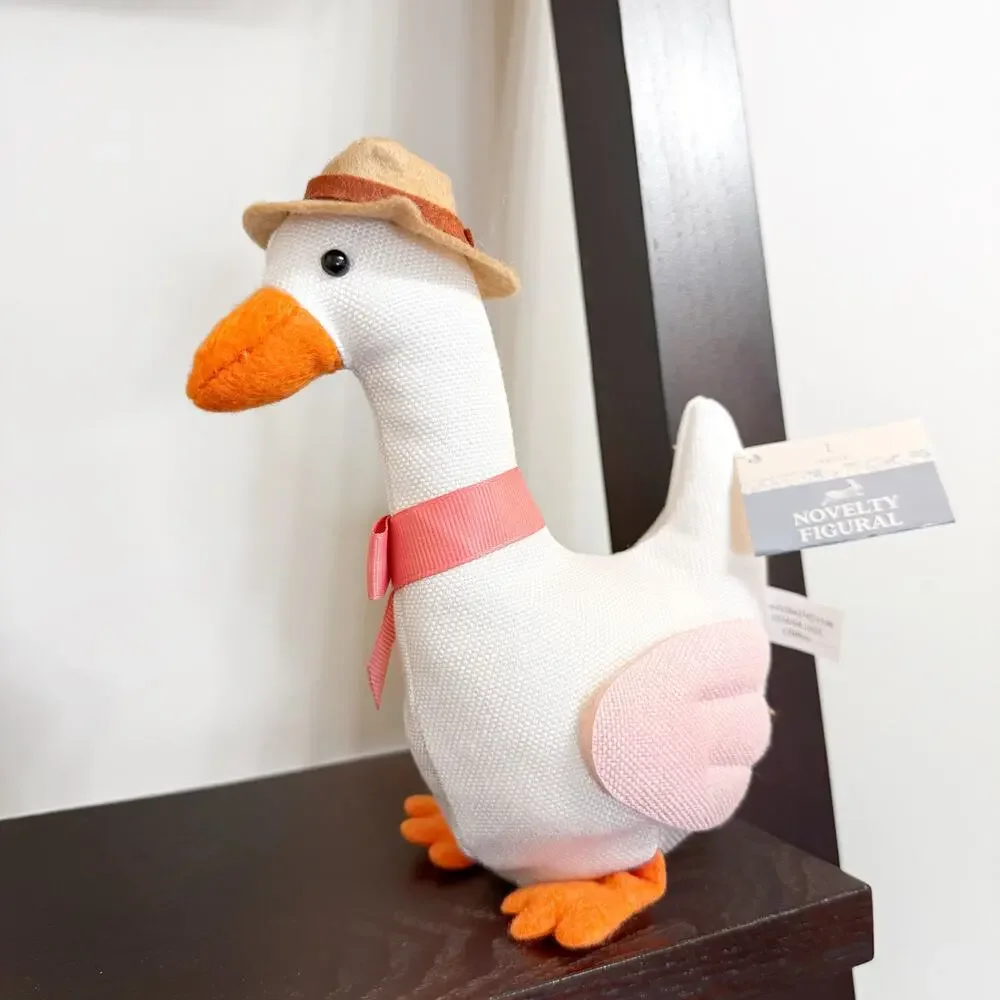 Plush Goose Bullseye Playground Target - Indoor Decor Spring Party Hat Striped